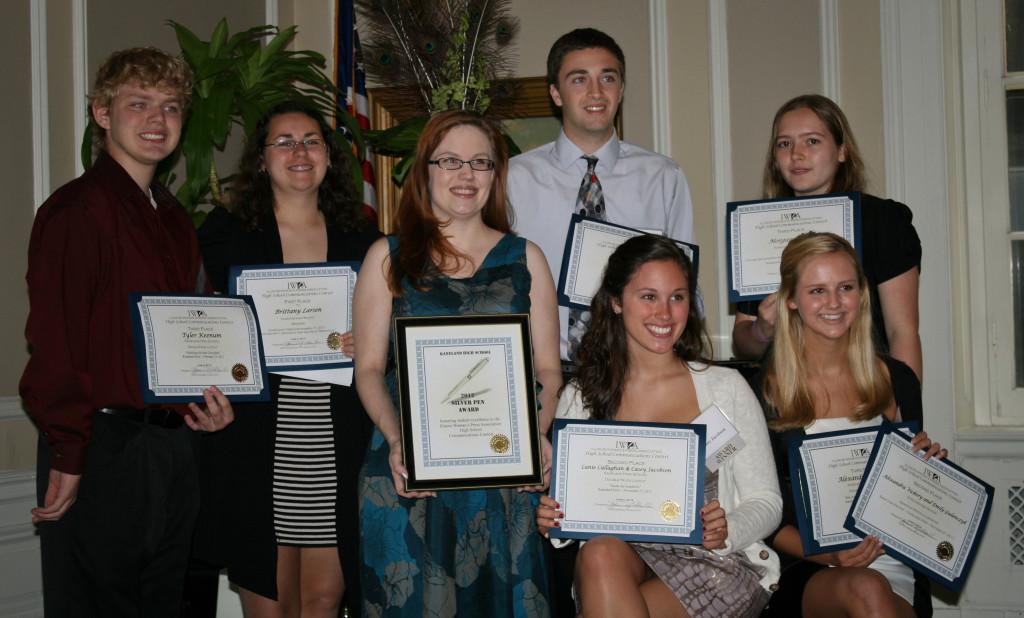 The Krier won the Silver Pen, the top award from the Illinois Womans Press Association, for the first time in school history on June 2, 2012. Several students also won individual awards.