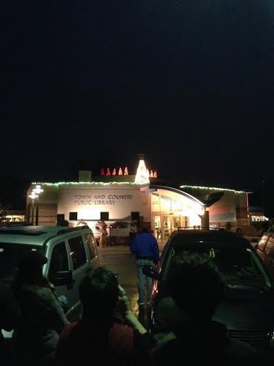 The Elburn Library featured a puppet show and a light show.