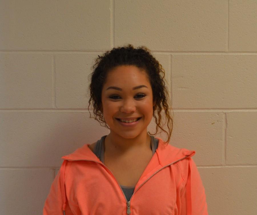 Junior Dominique Lee competed in the sectional competition for bowling.  