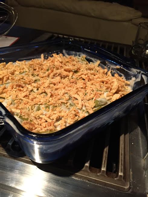 A classic bean green casserole good enough for the whole family to share. 