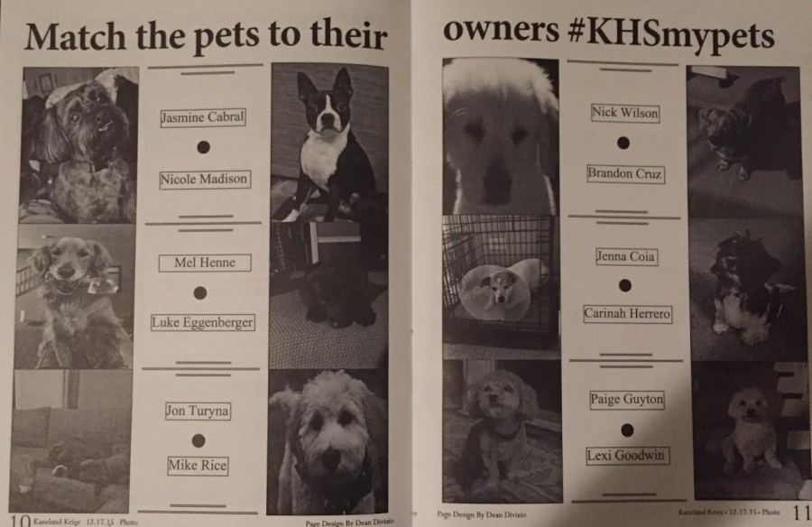 Match the pets to their owners #KHSmypets answer key