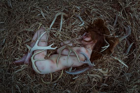 Demi Schlehofer's work displayed throughout the exhibit derives from the incapability of human expression.