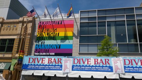 Halsted St. showed off its pride with this sign in the middle of the festival.