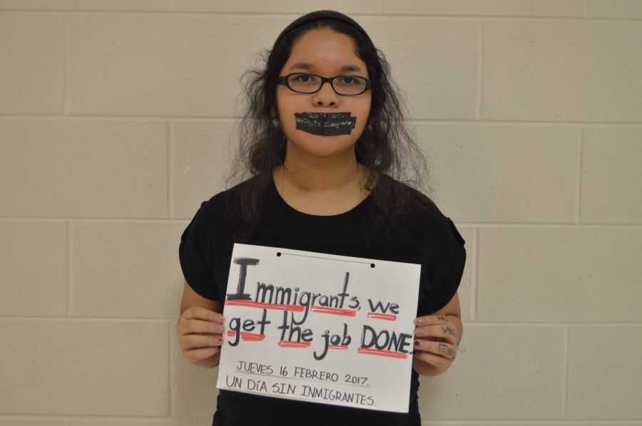 Rise up, wise up, eyes up: Student takes a stand for immigrants