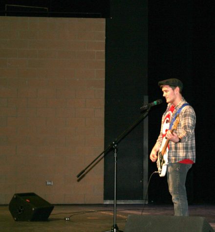 Dancing and singing loud and proud on stage