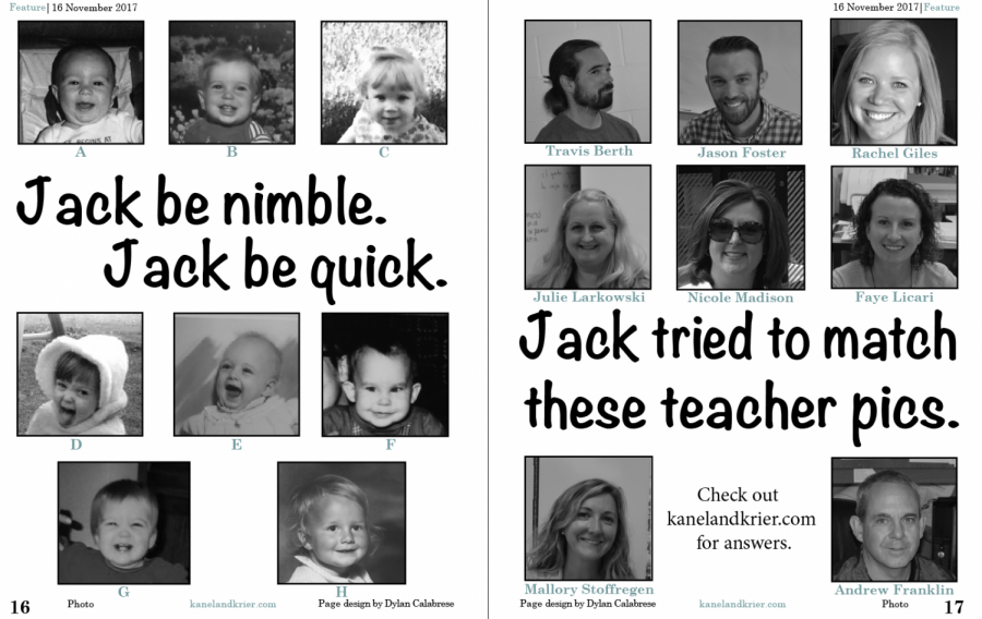 Teacher/Baby Matching Answers: November Issue