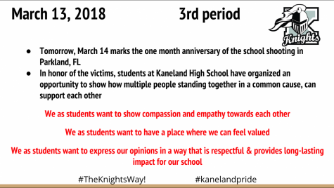 How Kaneland has addressed school walkouts