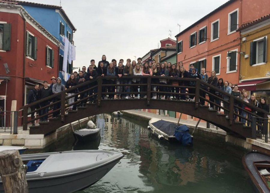 On the 2018 spring break trip students travelled to Spain and Italy and were able to visit eight cities in only ten days.