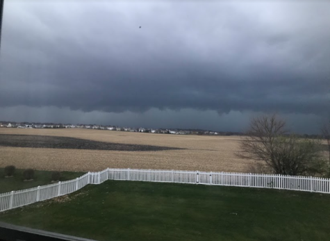 A storm impacts the western Chicagoland area on Nov. 10, 2020. The storm was responsible for 80 mph winds in Sugar Grove, Illinois, and produced an EF0 tornado near Maple Park, Illinois, a few minutes prior to the picture being taken. 