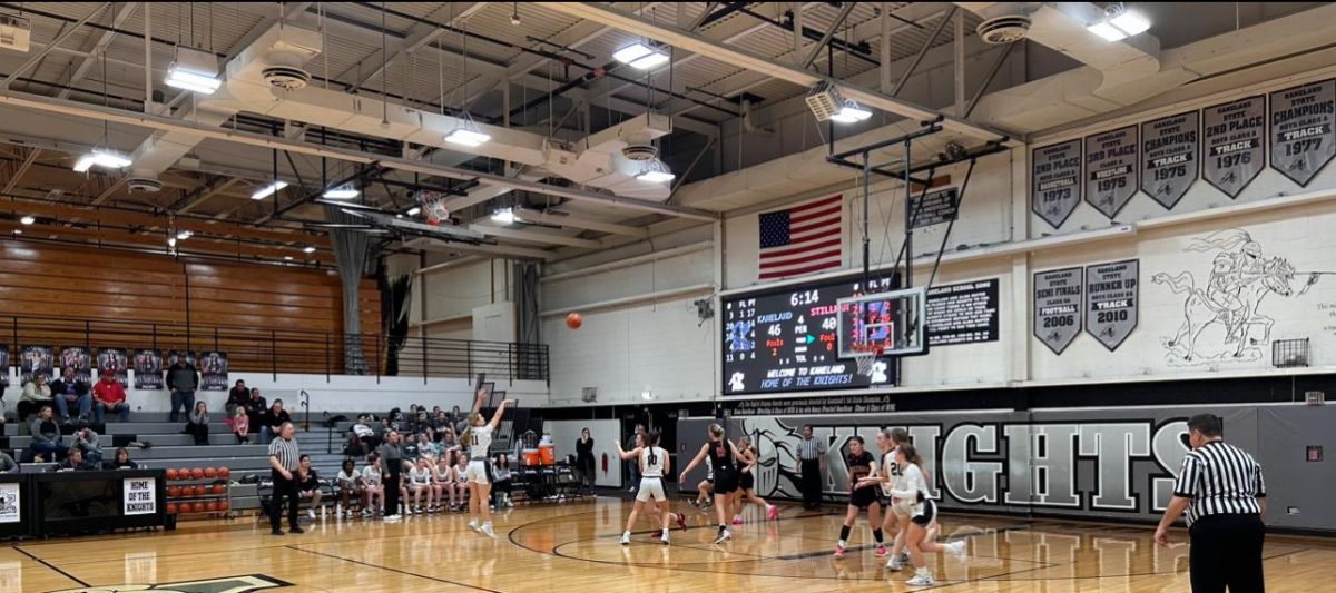 The Kaneland varsity girls basketball team plays against the Stillman Valley Cardinals. This non-conference game kicked off the Kaneland Key Club’s Military Appreciation Night fundraiser